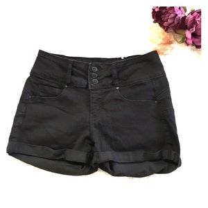 Wax Jean shorts. Black. Size small